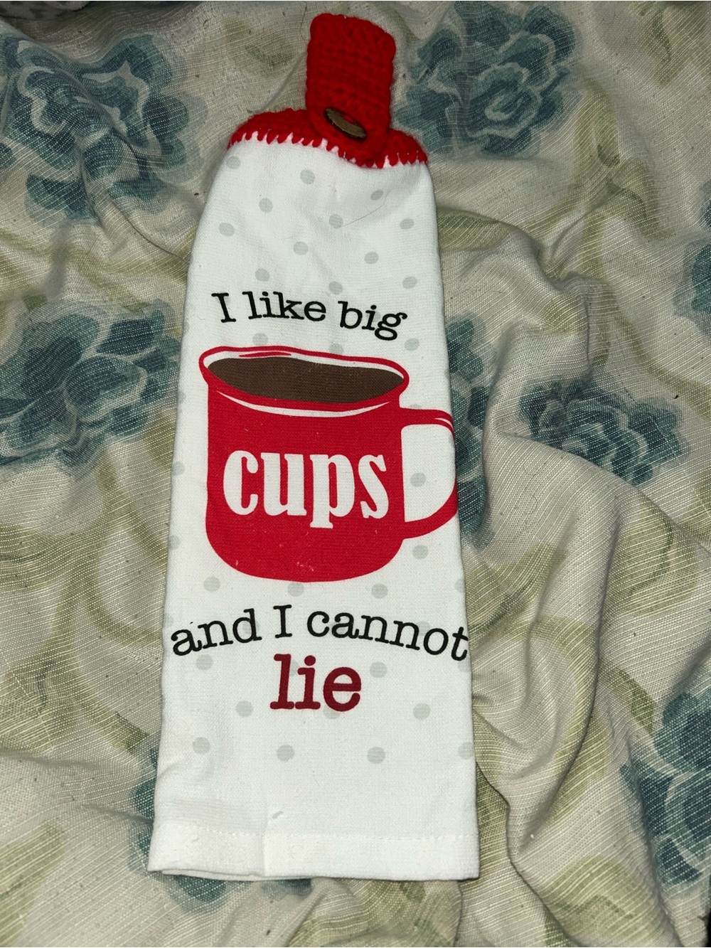 I Like Big Cups and I Cannot Lie Mug Kitchen Towel